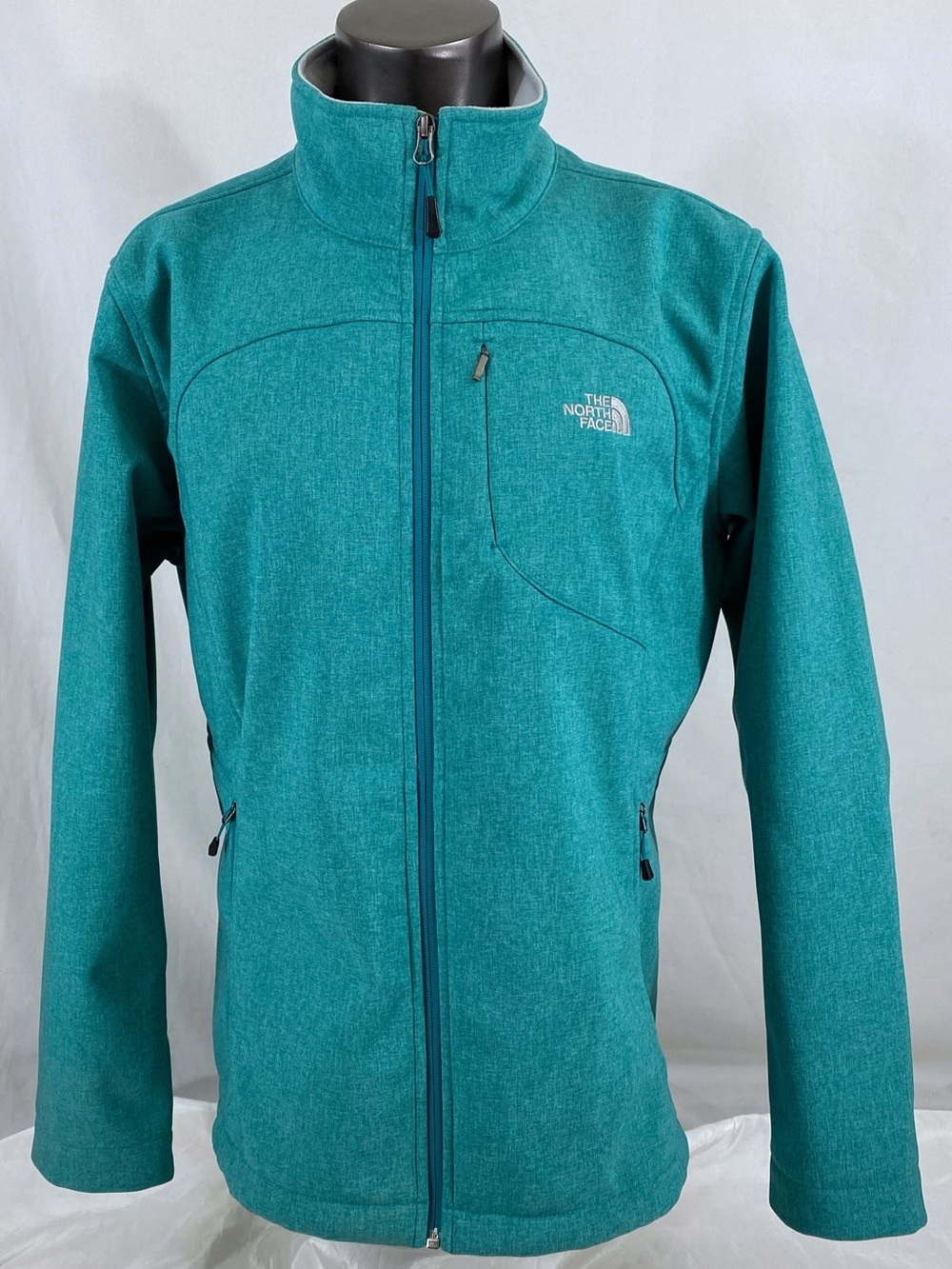The North Face Women’s Teal Blue Apex Bionic Softshell Jacket XXL